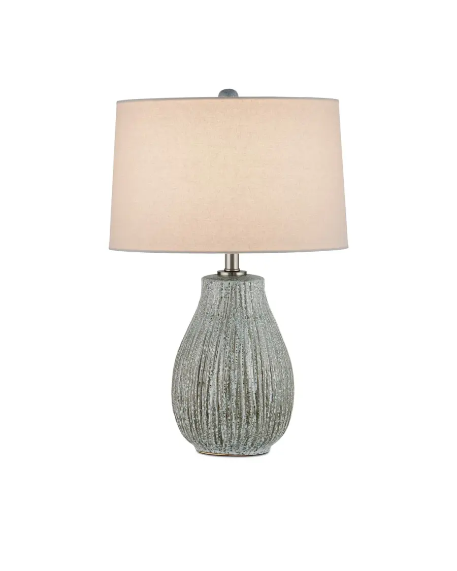 Fidella Table Lamp in Reactive Black & White