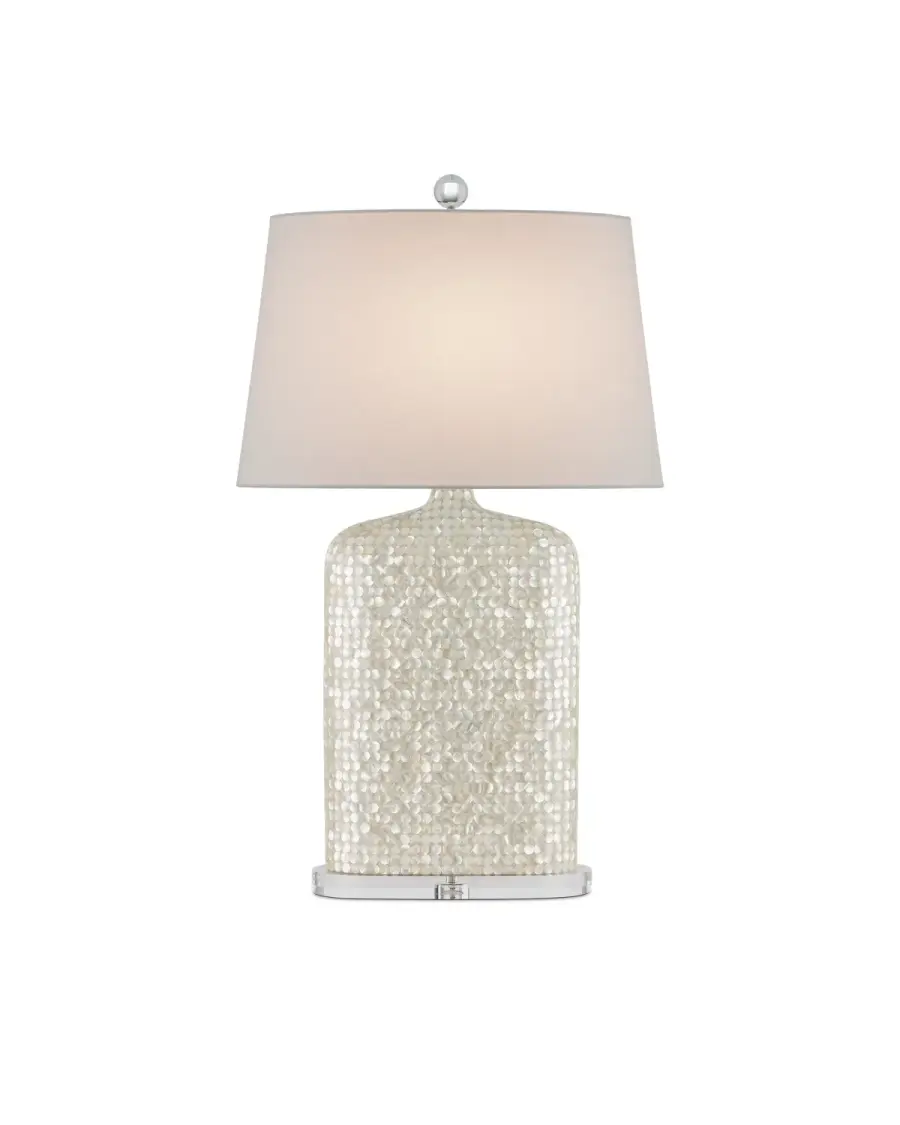 Gerri Dot Table Lamp in Natural Mother of Pearl
