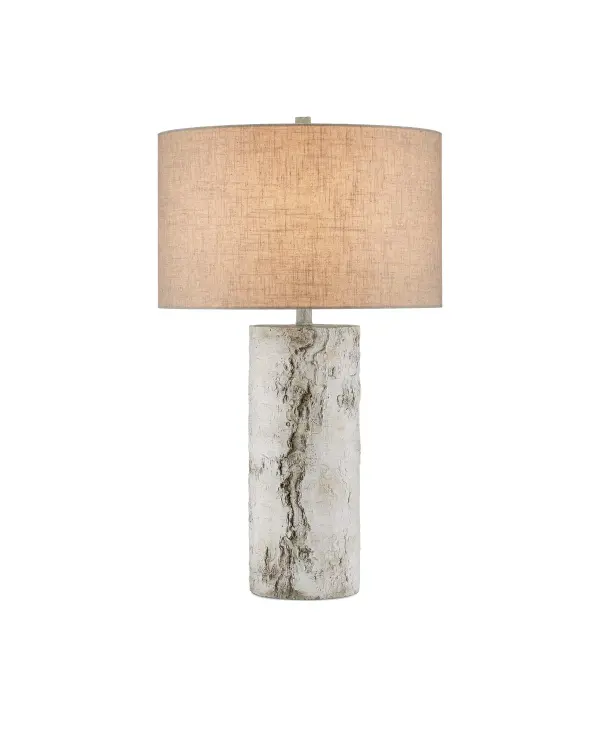 Faux Birch Table Lamp