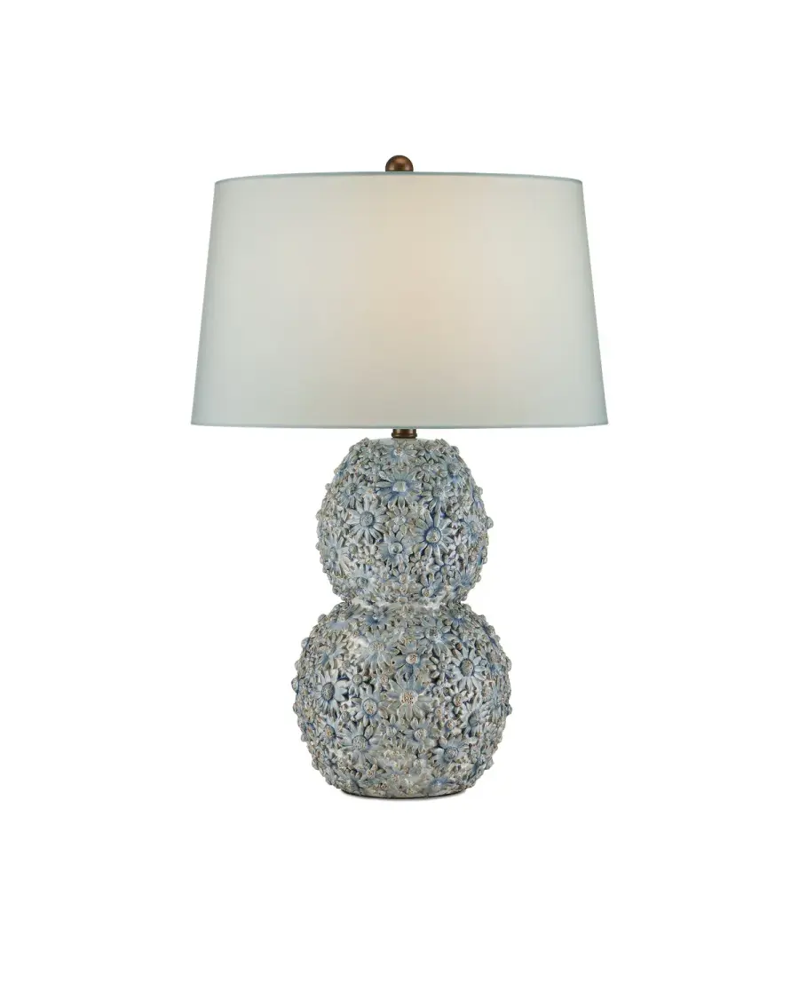 Jessamine One Light Table Lamp in Cloud Blue