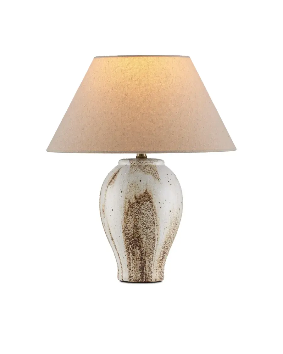 Latte Beige Ceramic Table Lamp