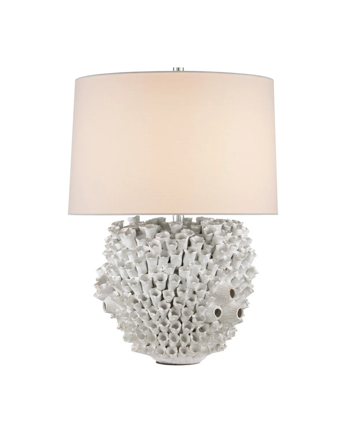 Manitapi One Light Table Lamp in White