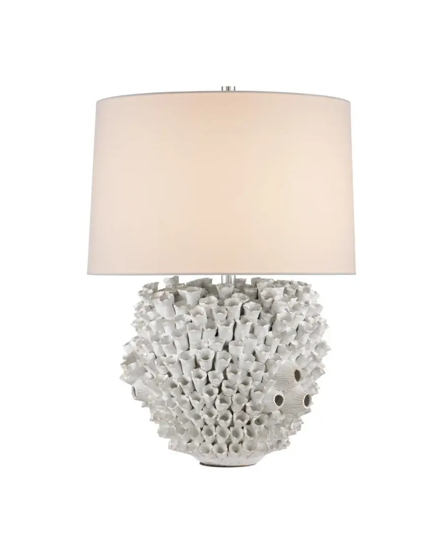 Manitapi One Light Table Lamp in White