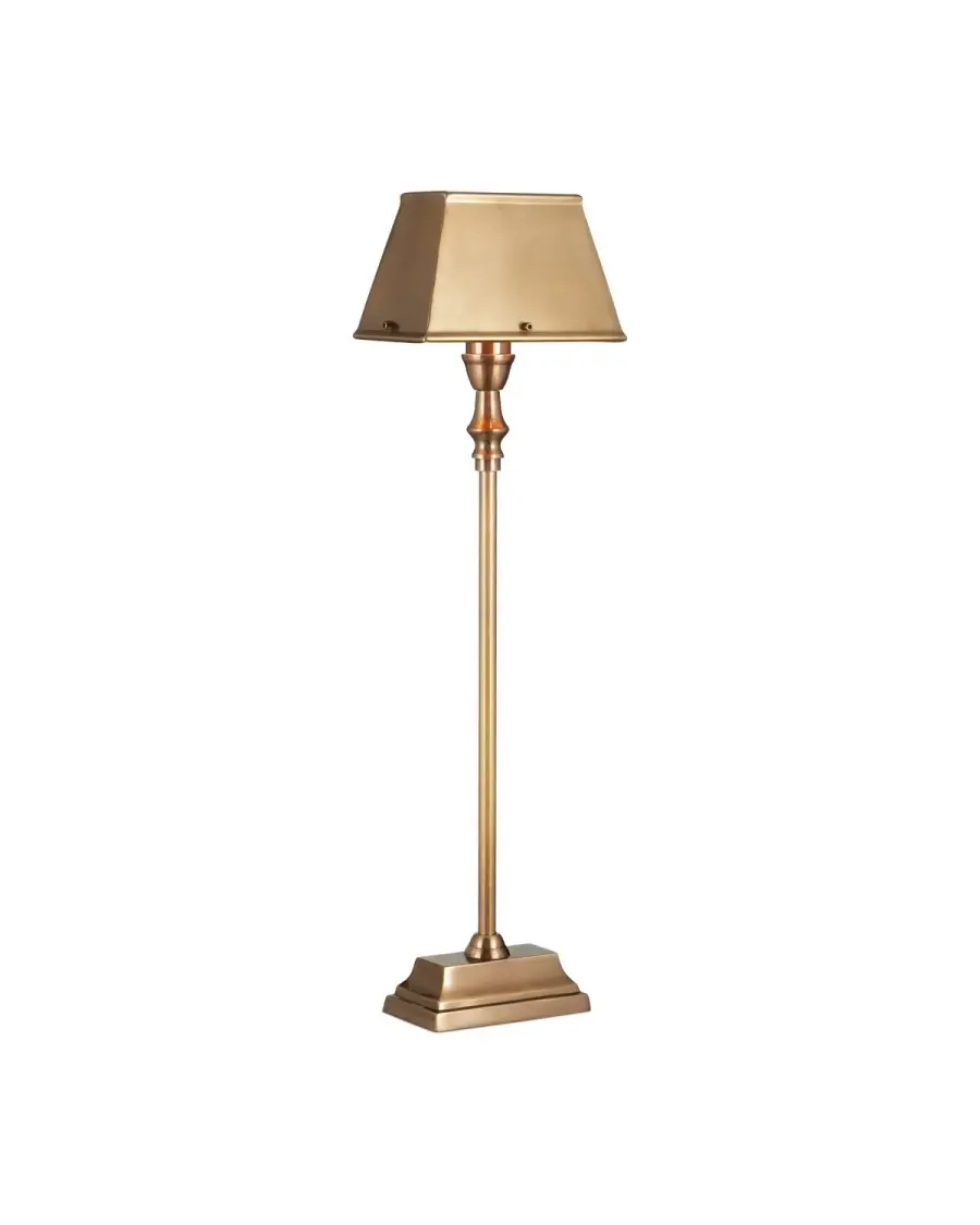 Geddy One Light Table Lamp in Antique Brass