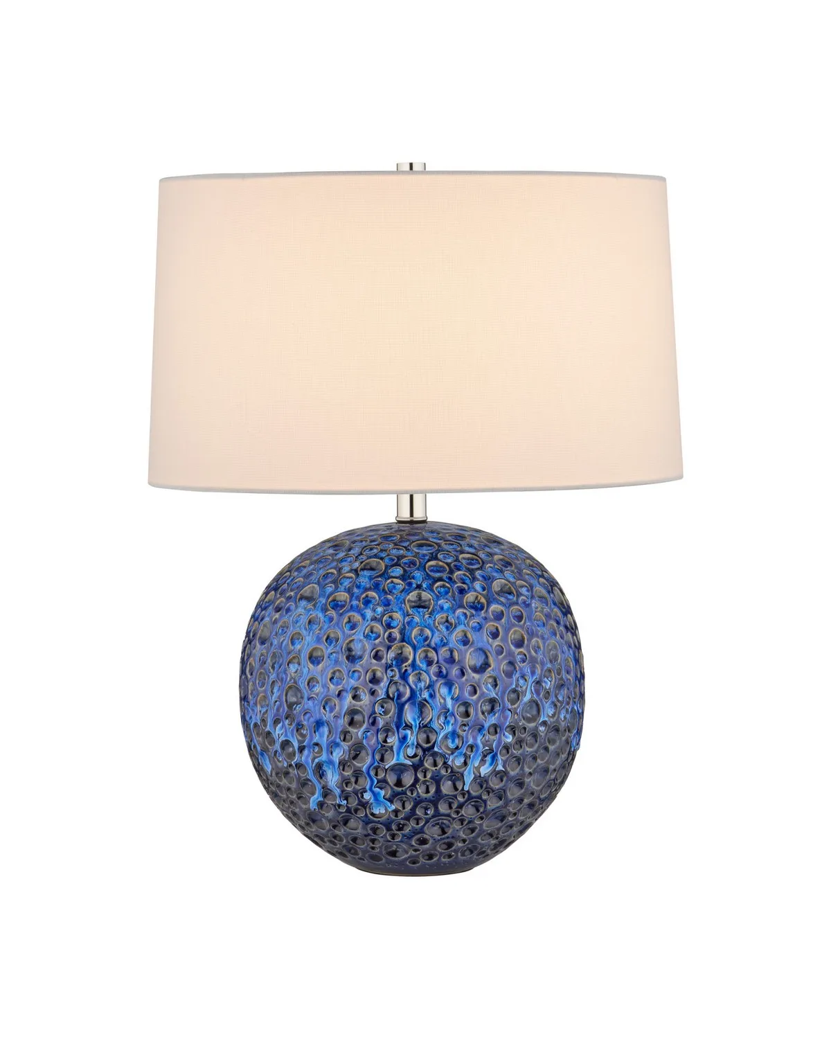 Mantilla Blue Ceramic Table Lamp