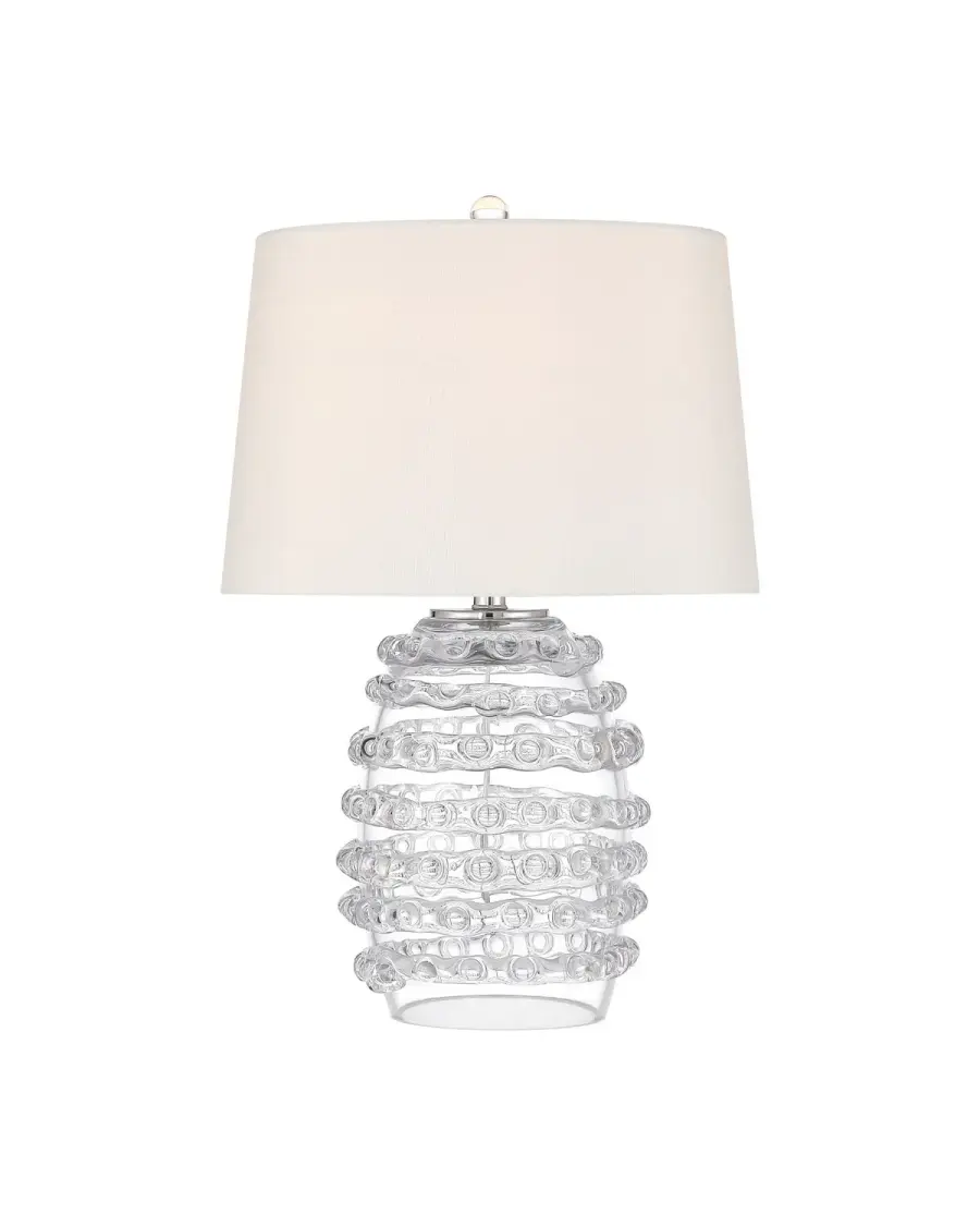 Luminette Clear Glass Table Lamp