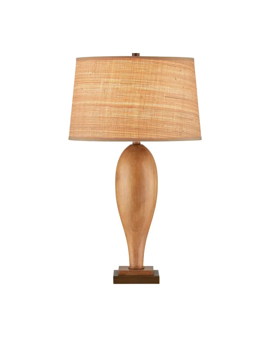 Lignum Table Lamp in Chestnut