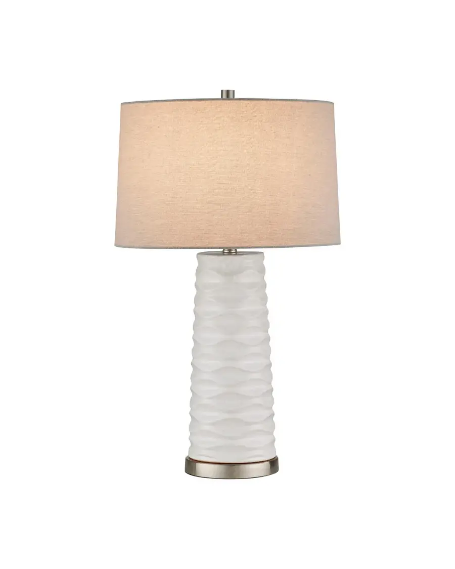 Canova One Light Table Lamp in White