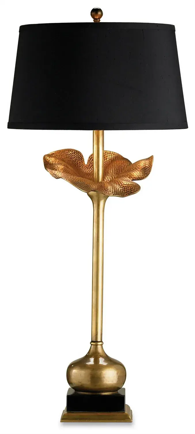 The Metamorphosis Brass Table Lamp by Currey and Company