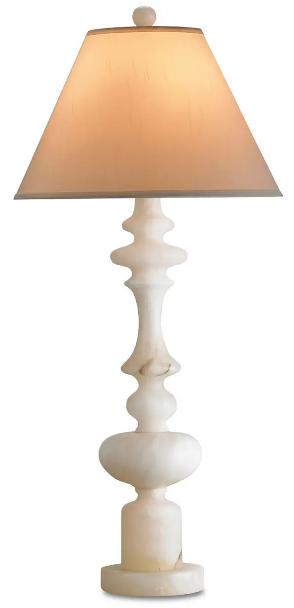 In Natural by Currey and Company from the Farrington White Table Lamp collection