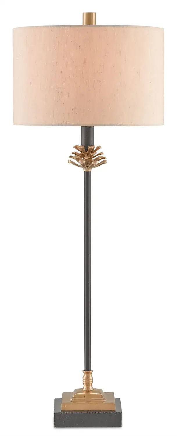 The Pinegrove Brass Table Lamp by Currey and Company