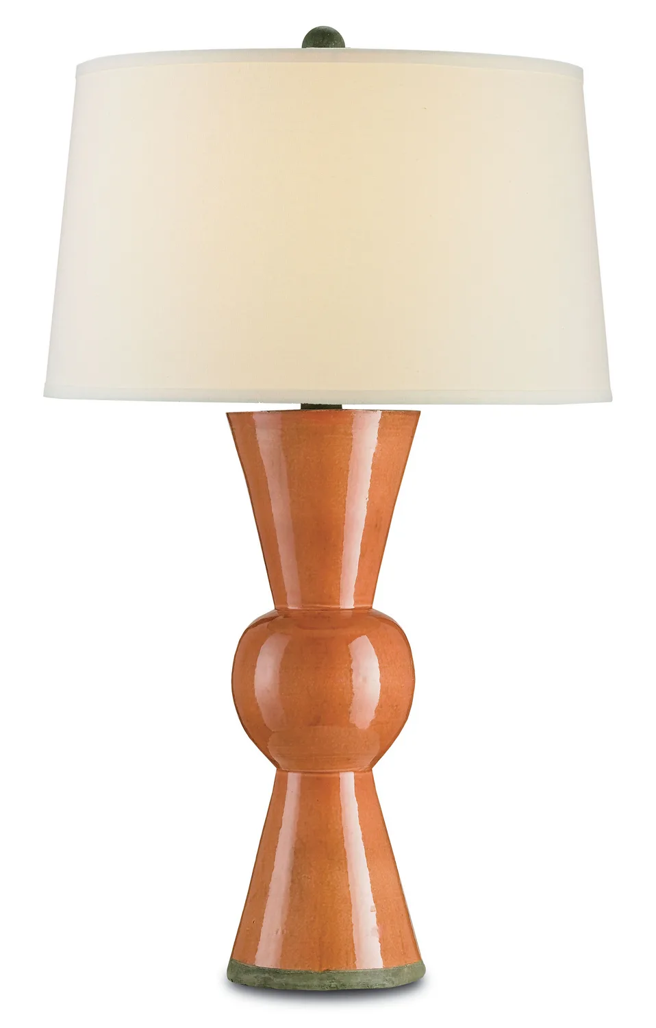 Upbeat Collection One Light Table Lamp in Orange