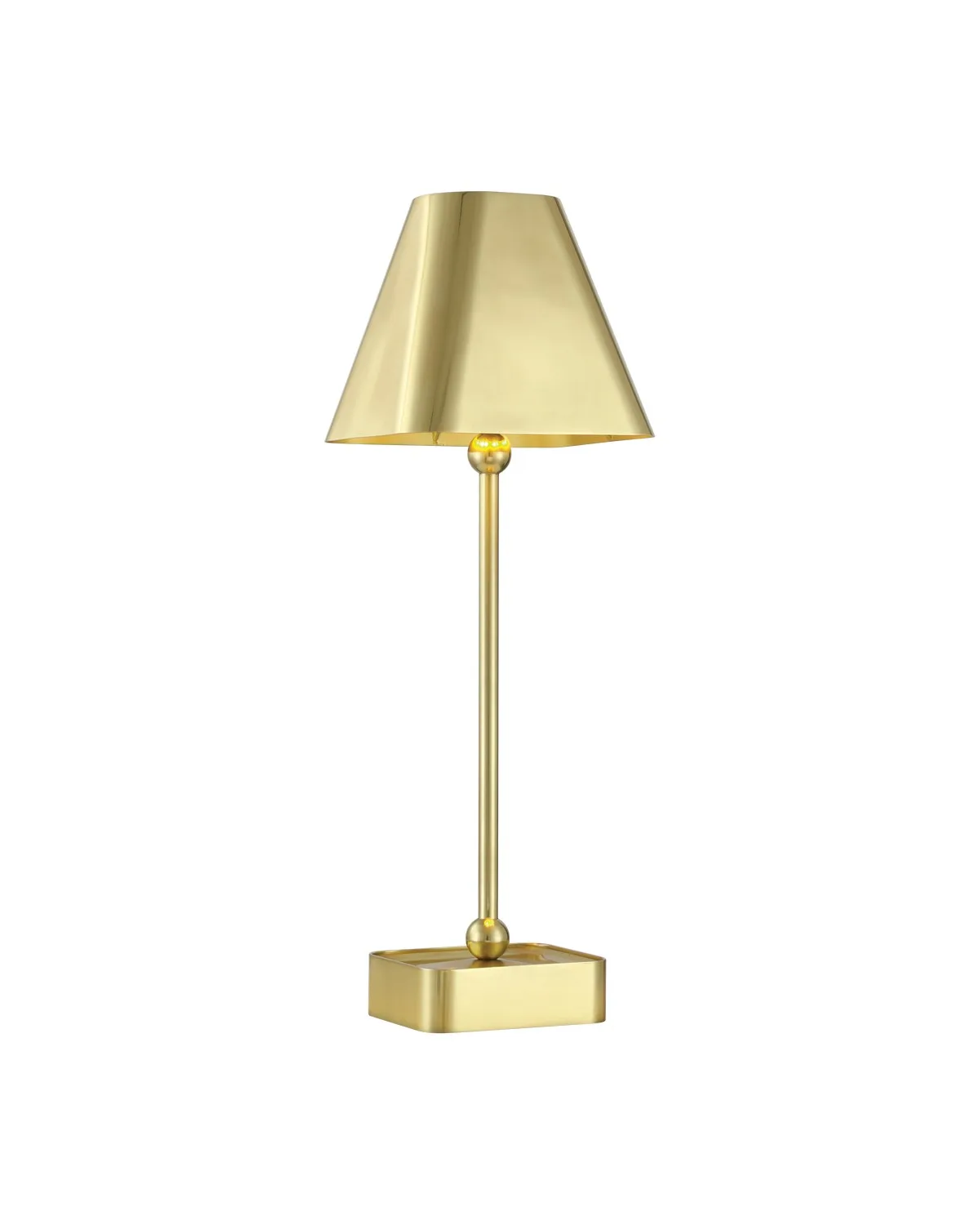 Gadabout Cordless Table Lamp in Polished Brass