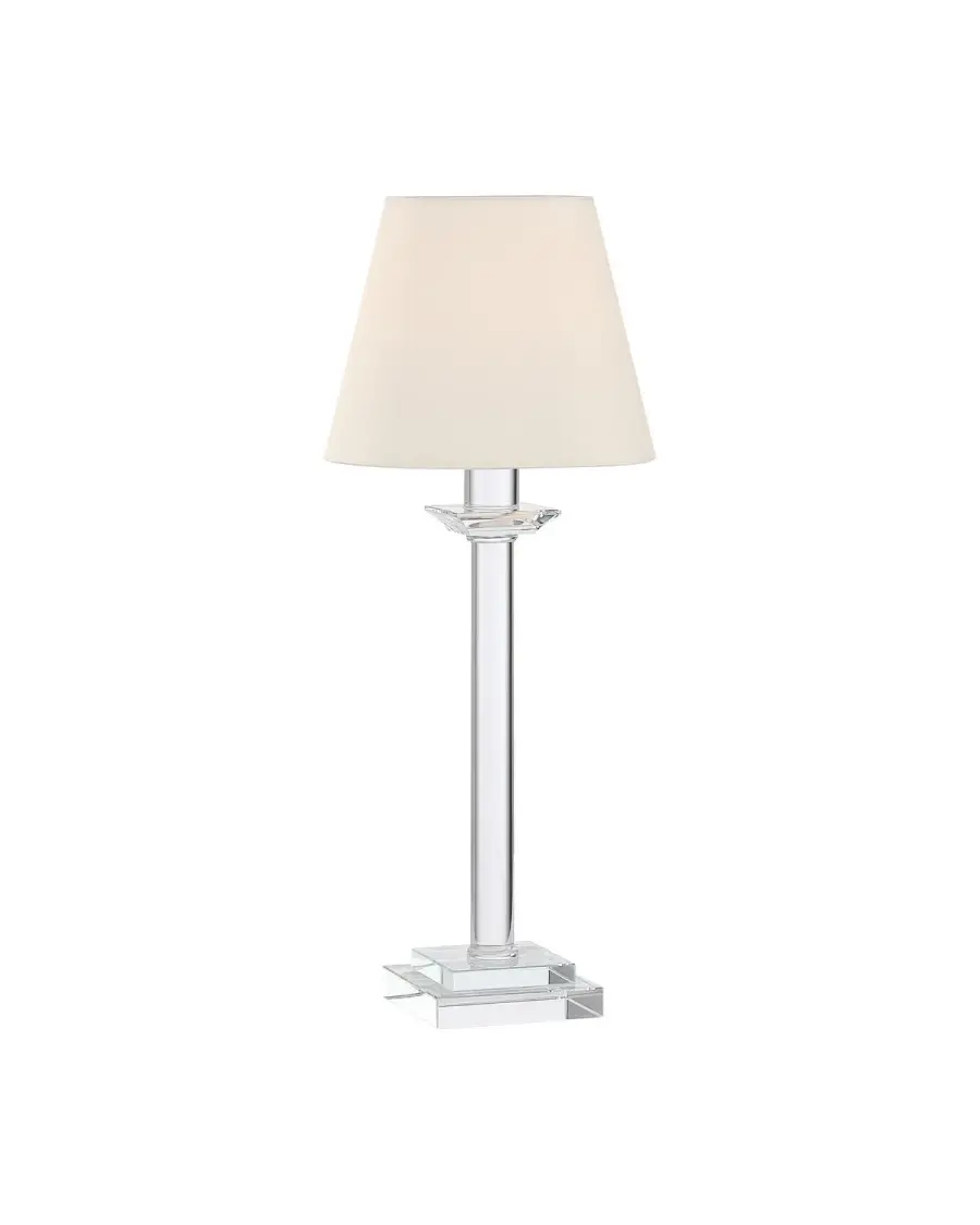 Homecoming Cordless Table Lamp in Clear Crystal