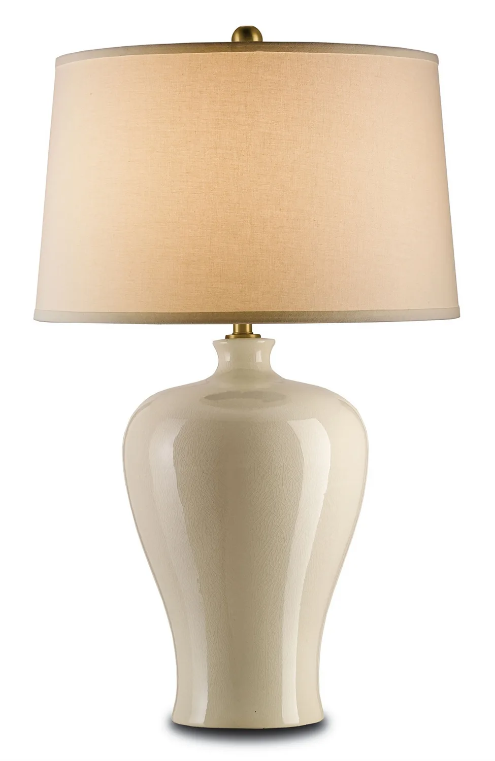 Blaise Cream Table Lamp One Light Table Lamp in Cream Crackle