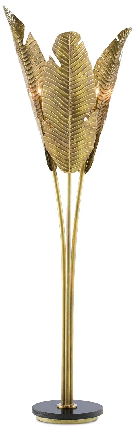 Tropical Three Light Floor Lamp