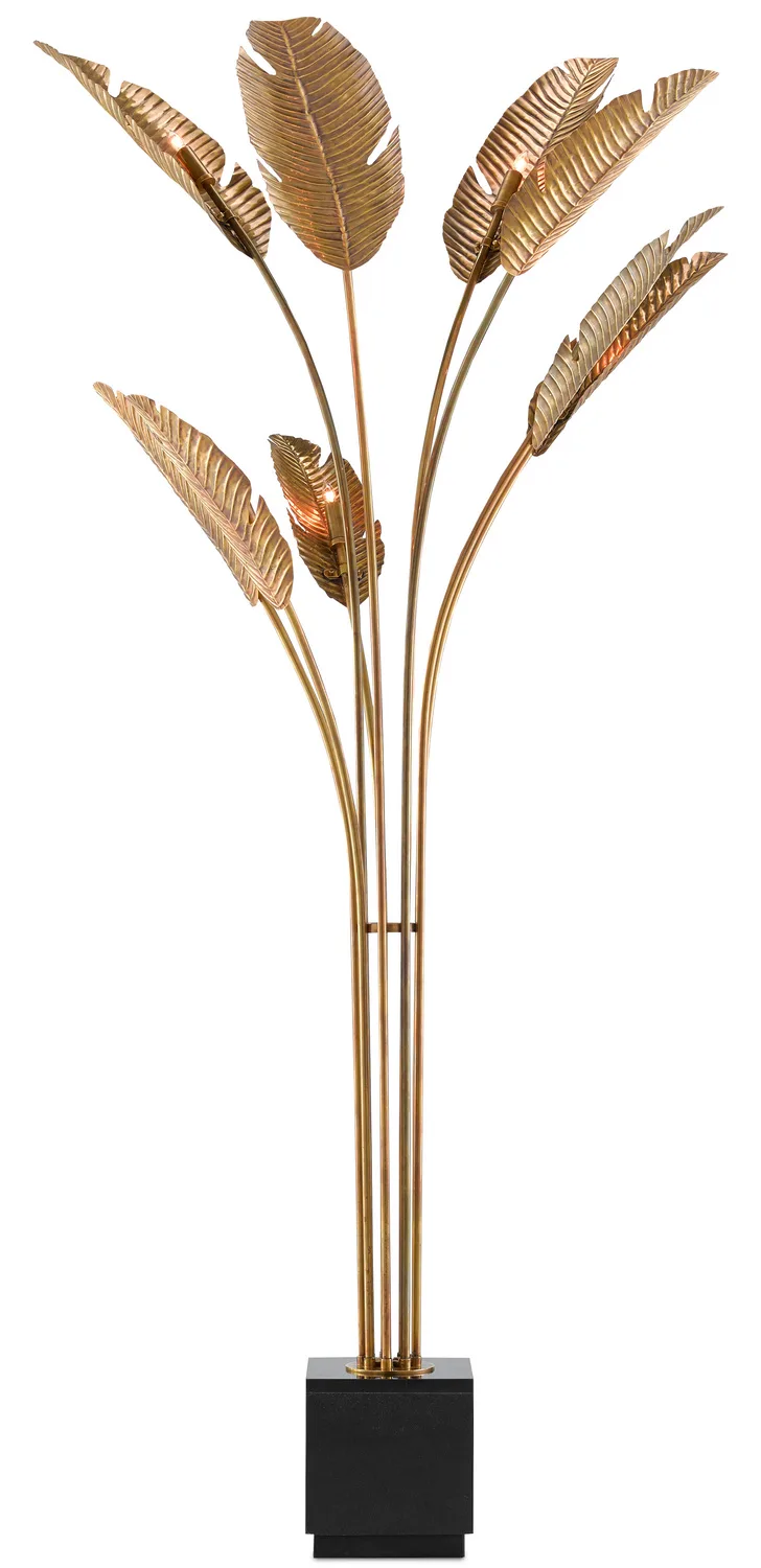 Tropical Grande Nine Light Floor Lamp