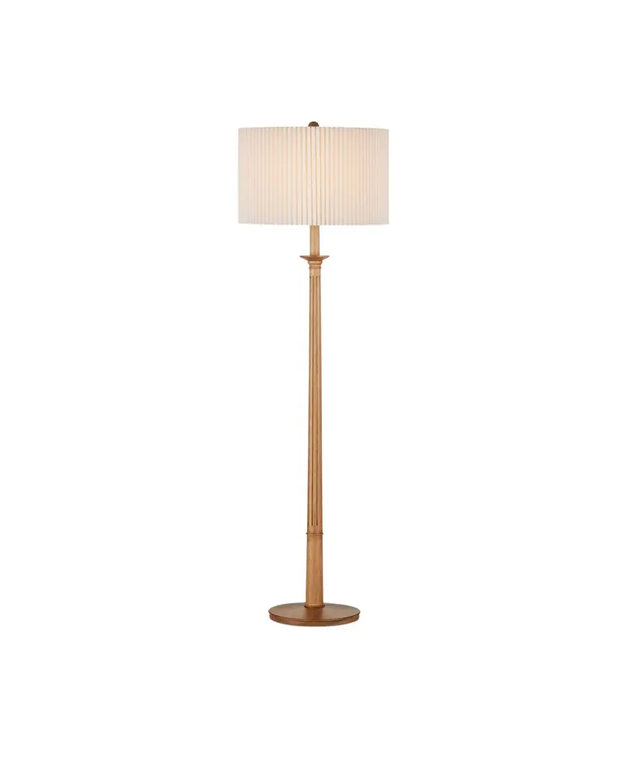Mitford One Light Floor Lamp in Natural