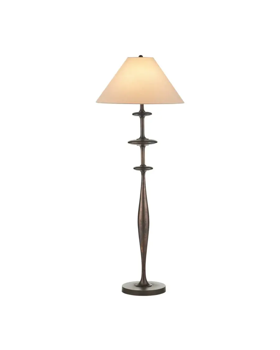 Aqueous One Light Floor Lamp in Dark Bronze