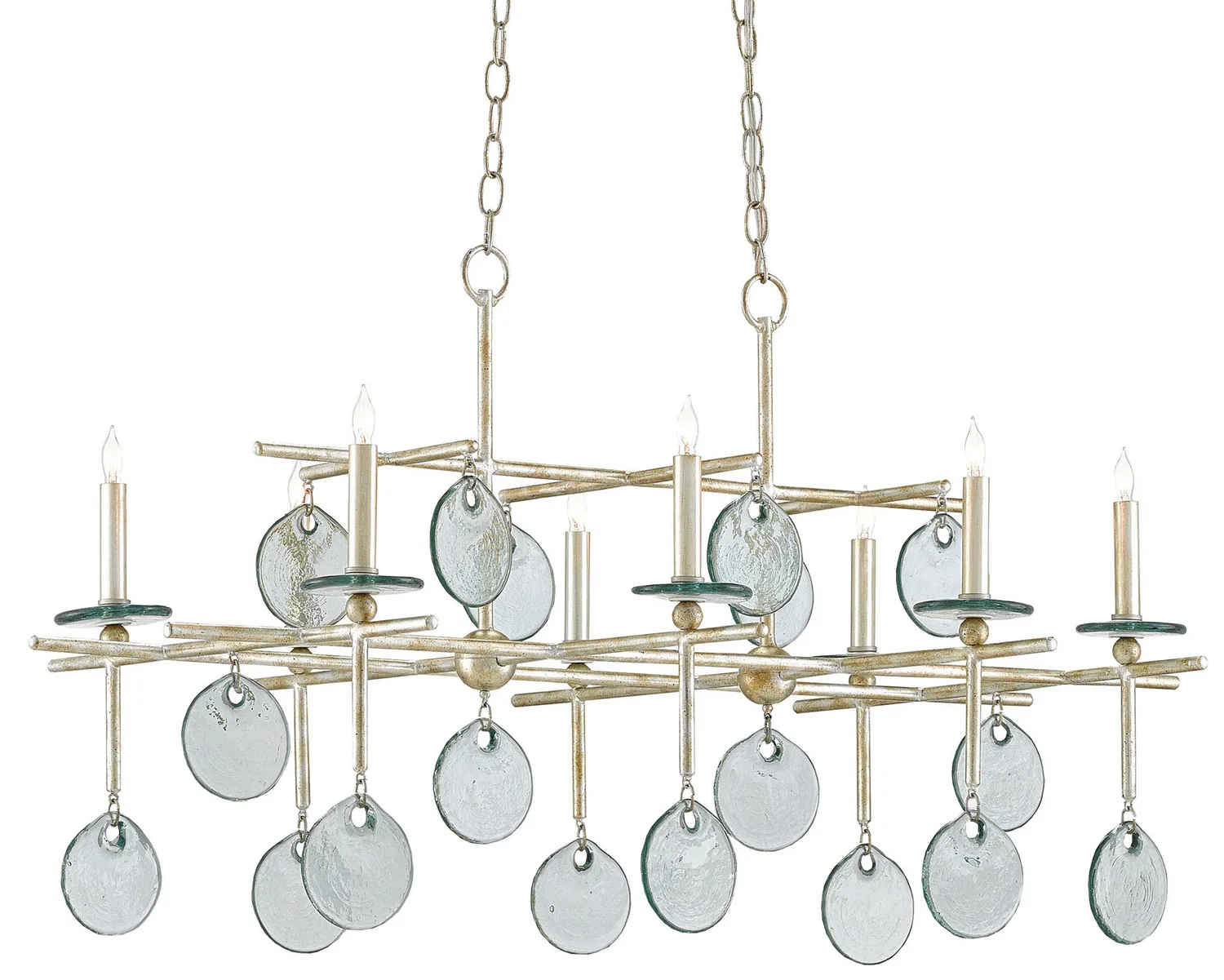 Sethos Eight Light Rectangular Chandelier