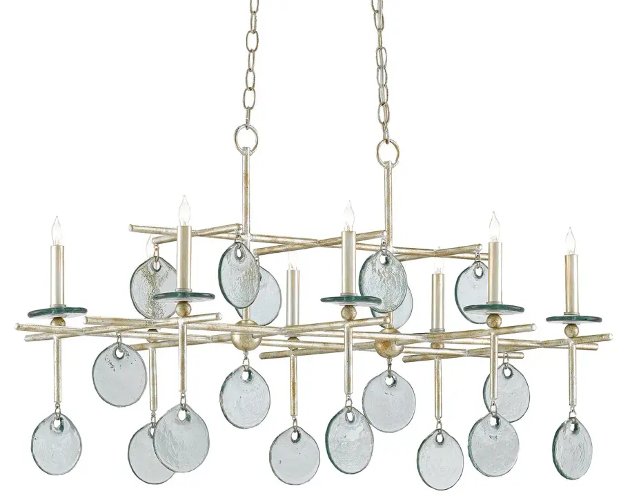 Sethos Eight Light Rectangular Chandelier