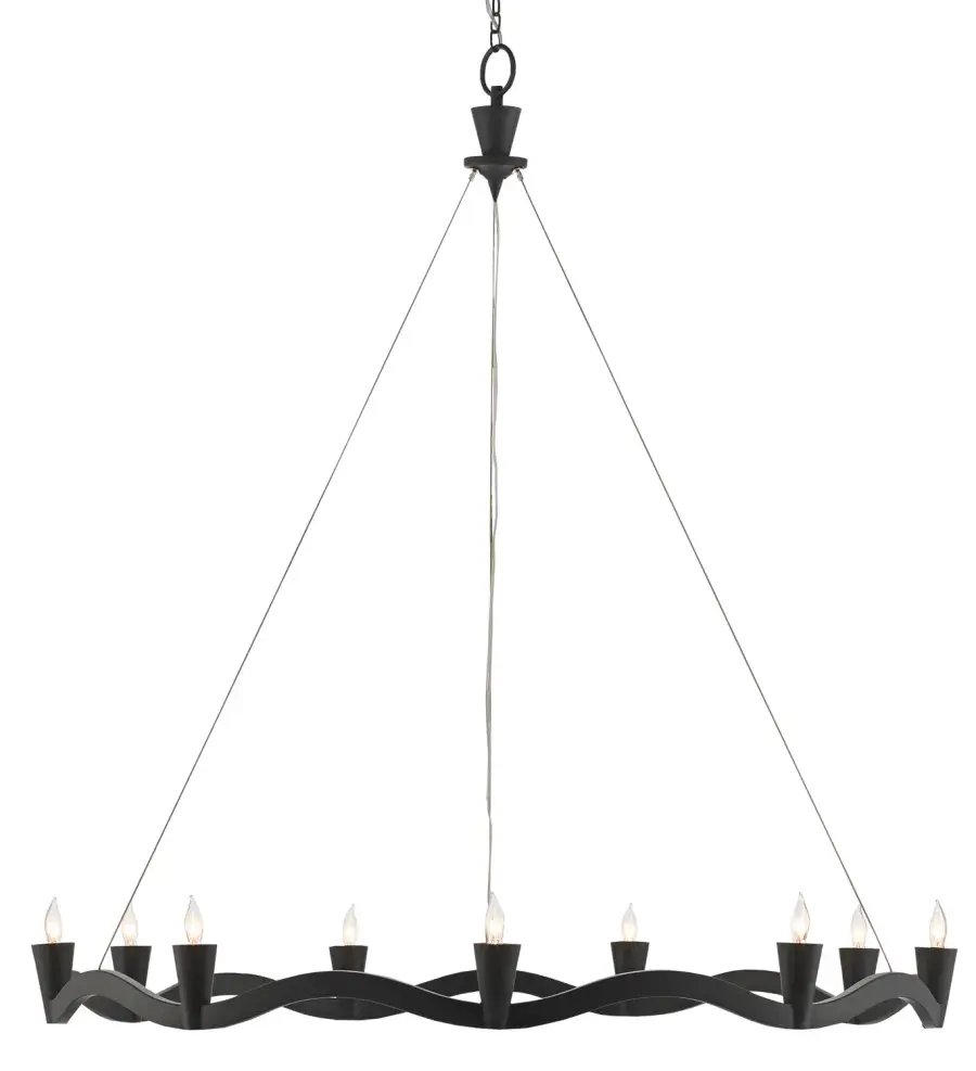 Serpentina Nine Light Chandelier