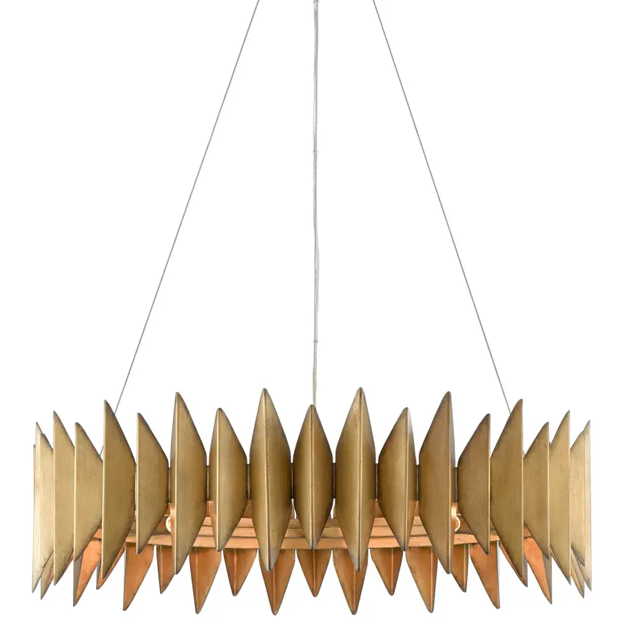 Potter Eight Light Chandelier in Aurora Antique
