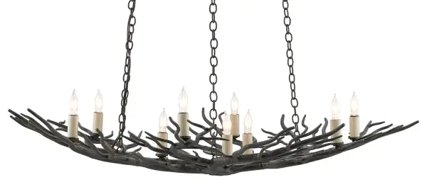 Rainforest Nine Light Chandelier