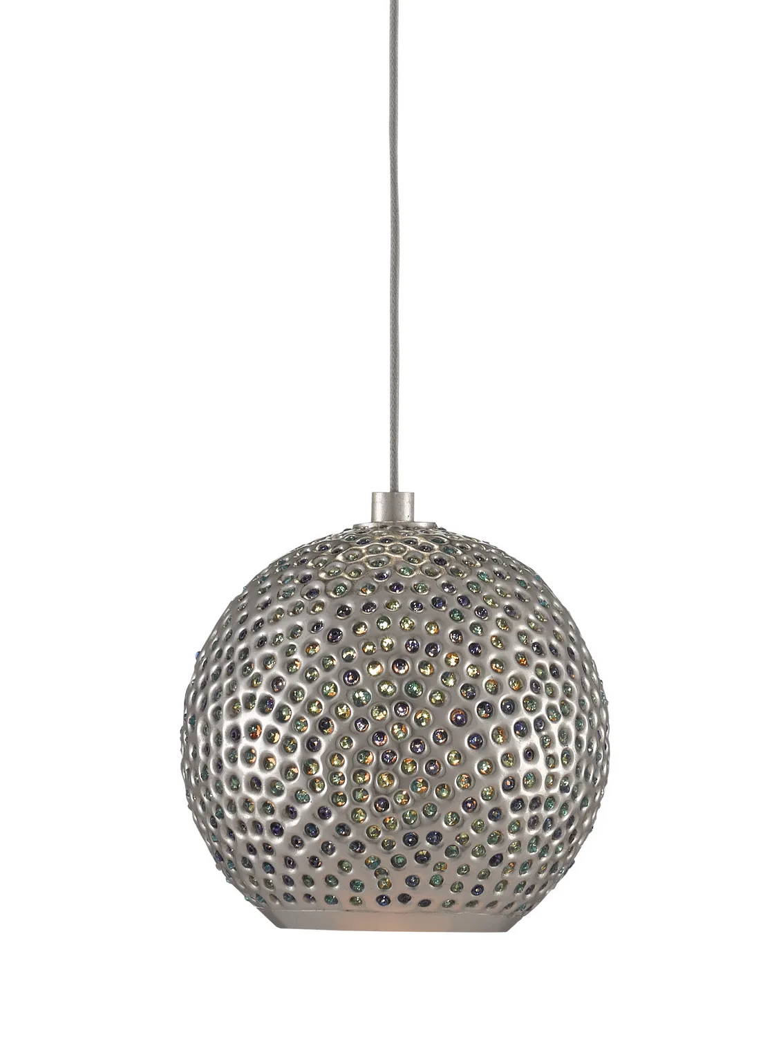 Giro One Light Pendant in Blue/Nickel/Silver