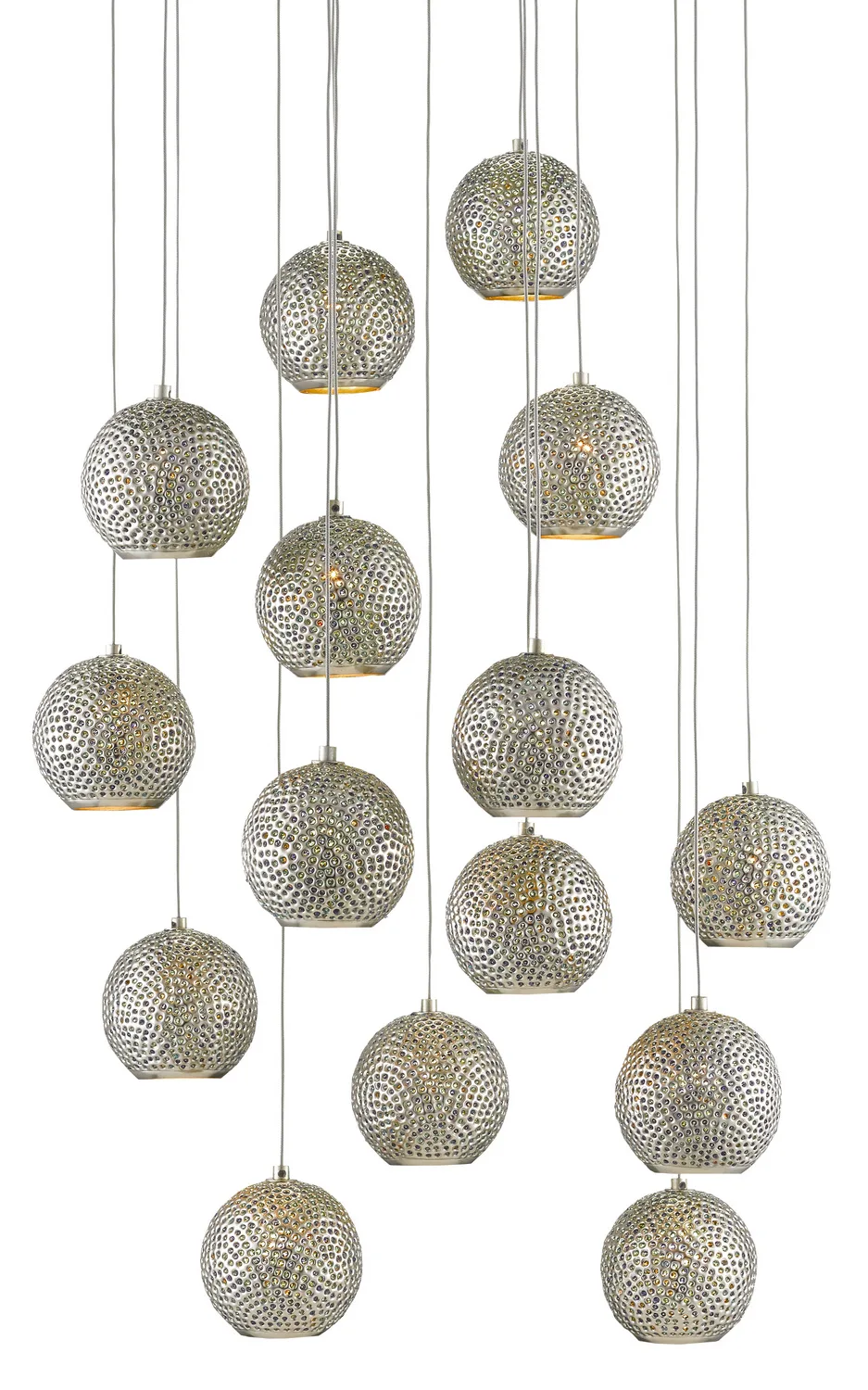 Giro 15-Light Multi-Drop Pendant