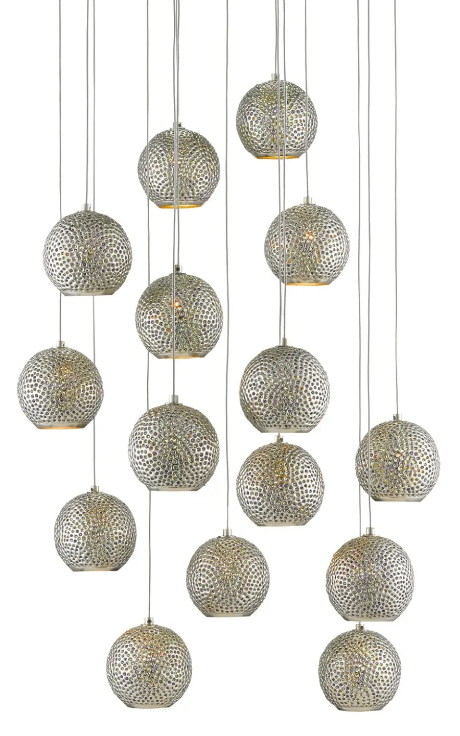 Giro 15-Light Multi-Drop Pendant