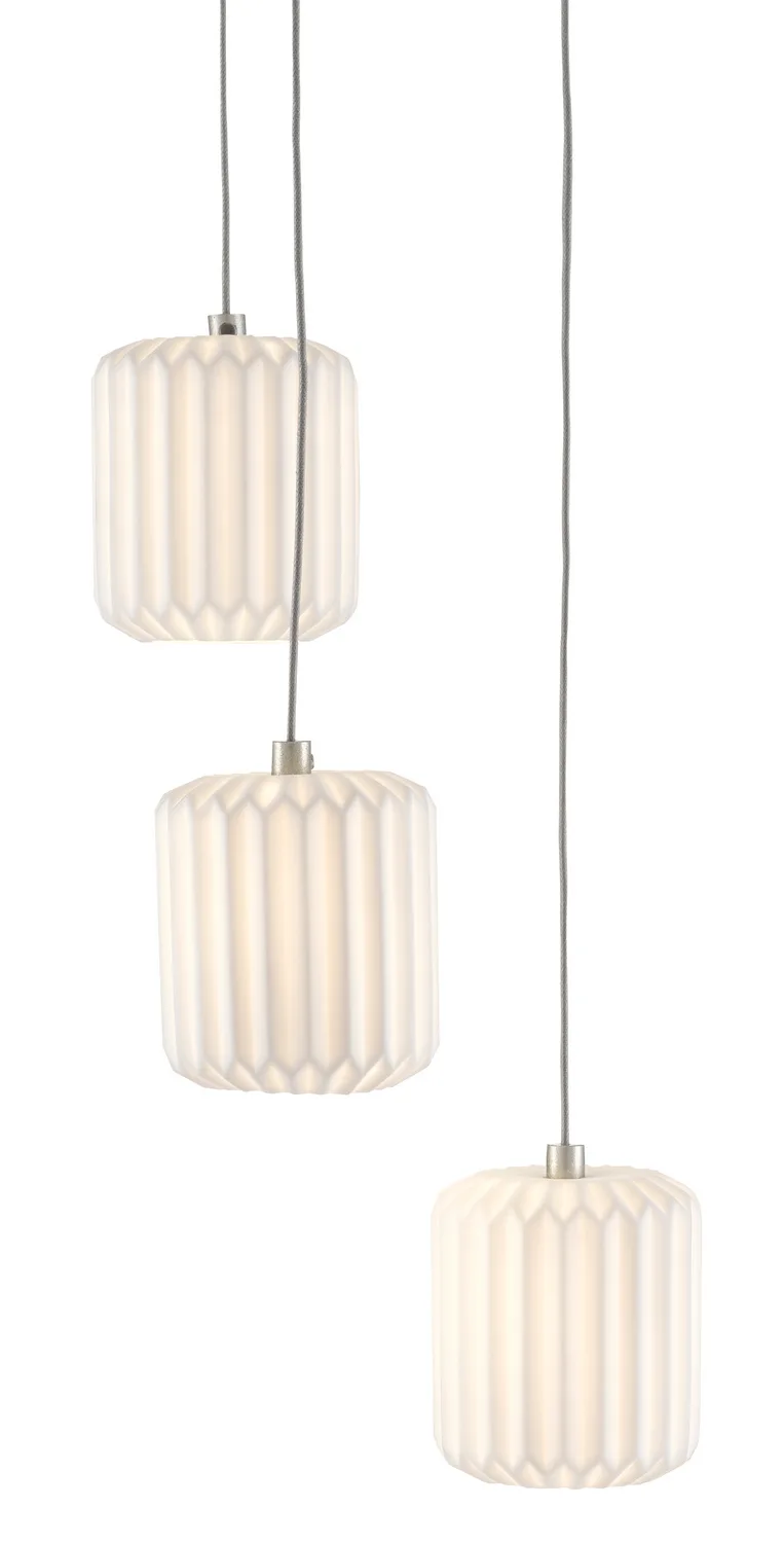 Dove Three Light Multi-Drop Pendant