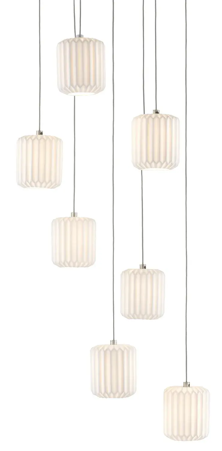 Dove Seven Light Multi-Drop Pendant