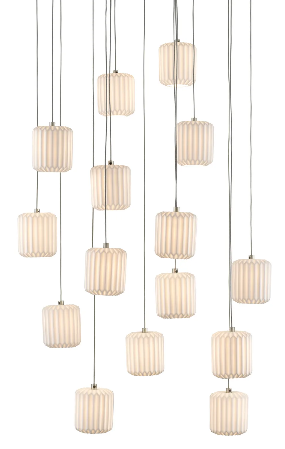 Dove 15-Light Multi-Drop Pendant
