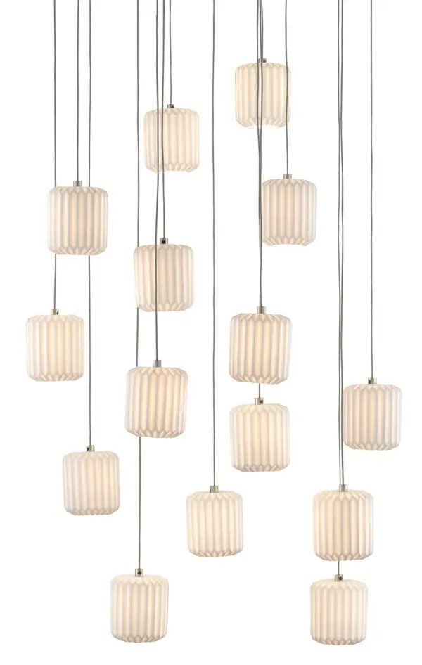 Dove 15-Light Multi-Drop Pendant