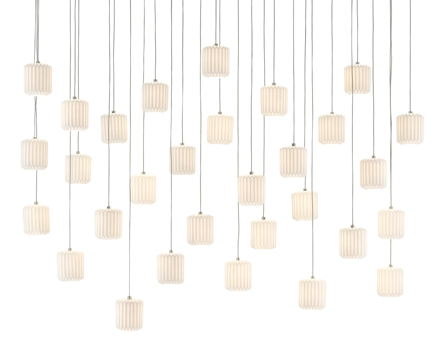 Dove 30-Light Multi-Drop Pendant