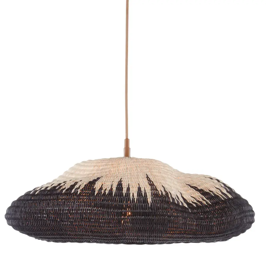 Comme Des Paniers Wicker Pendant Light