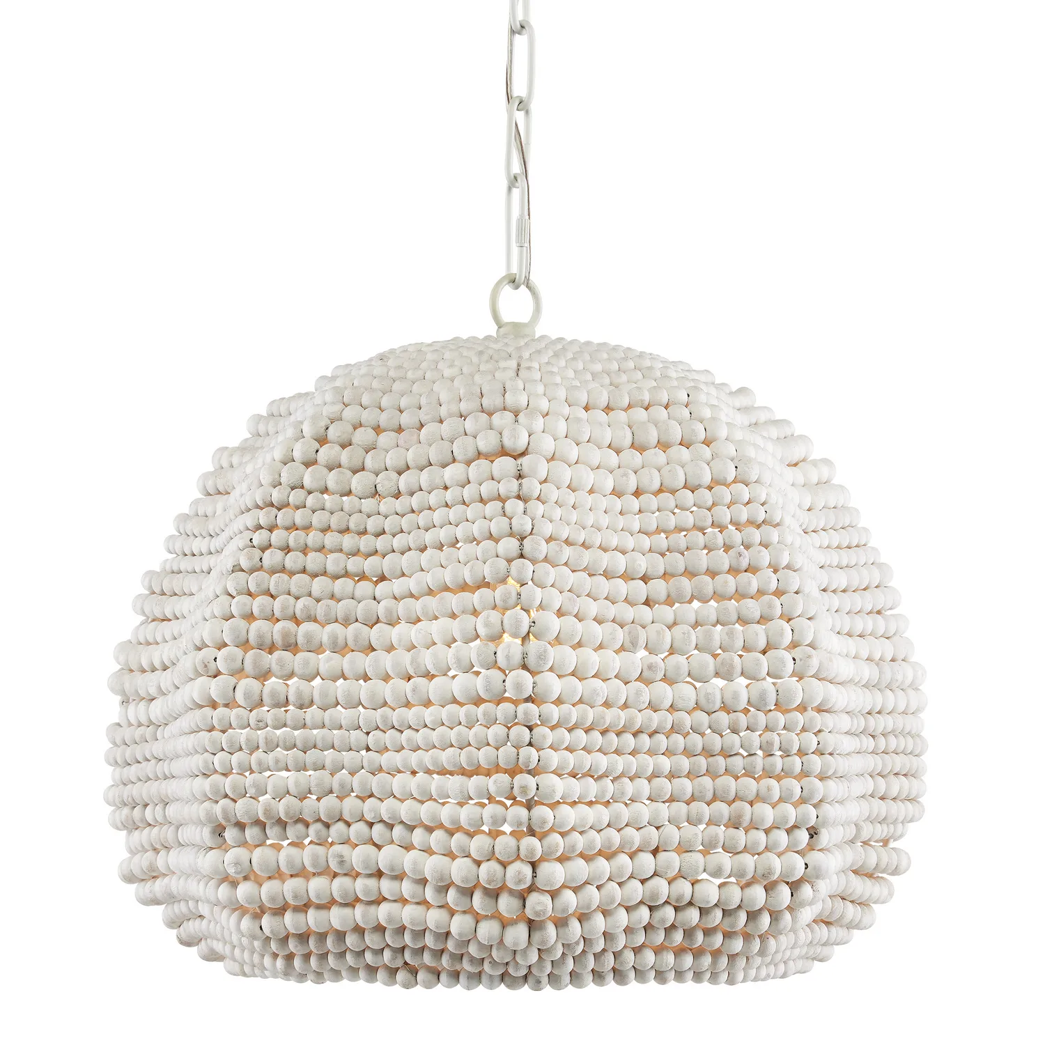 Octavia One Light Pendant in Whitewash