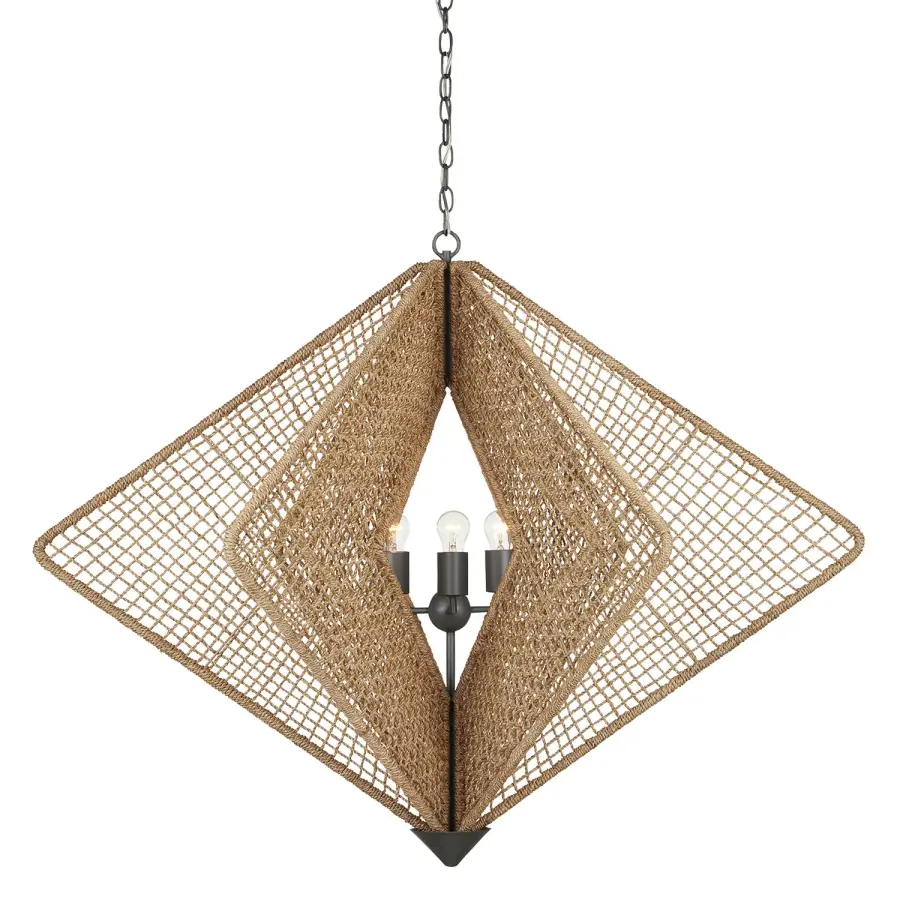 Shizen Three Light Chandelier