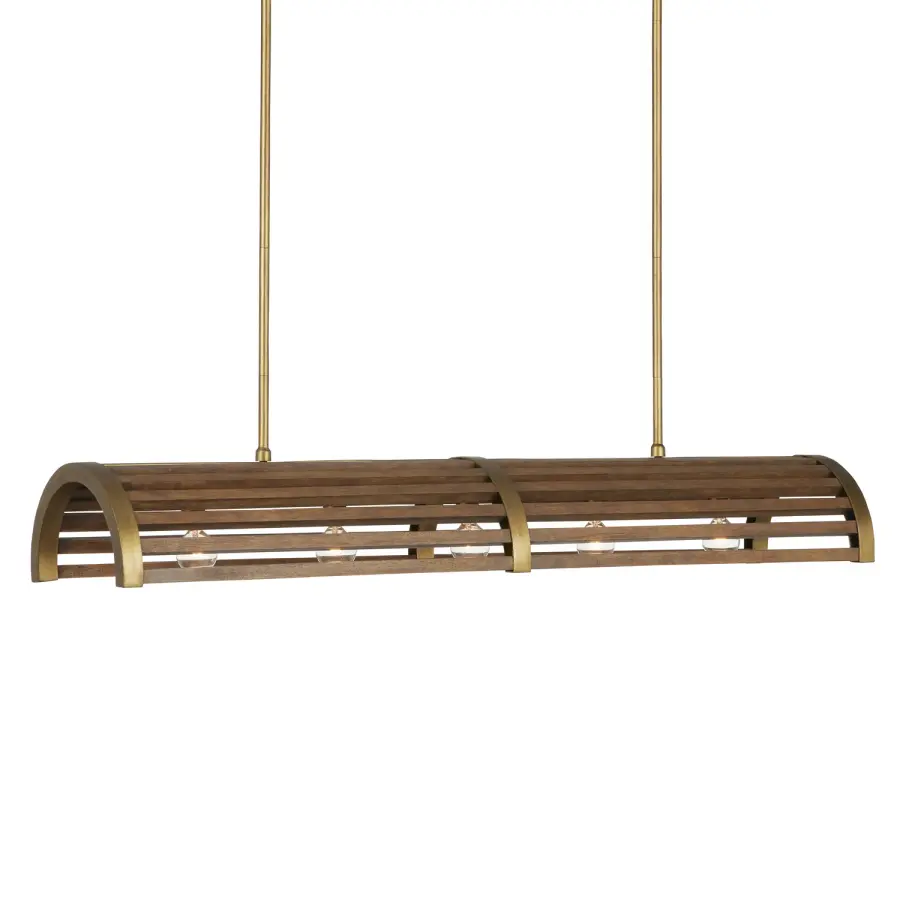 Woodbine Five Light Rectangular Chandelier