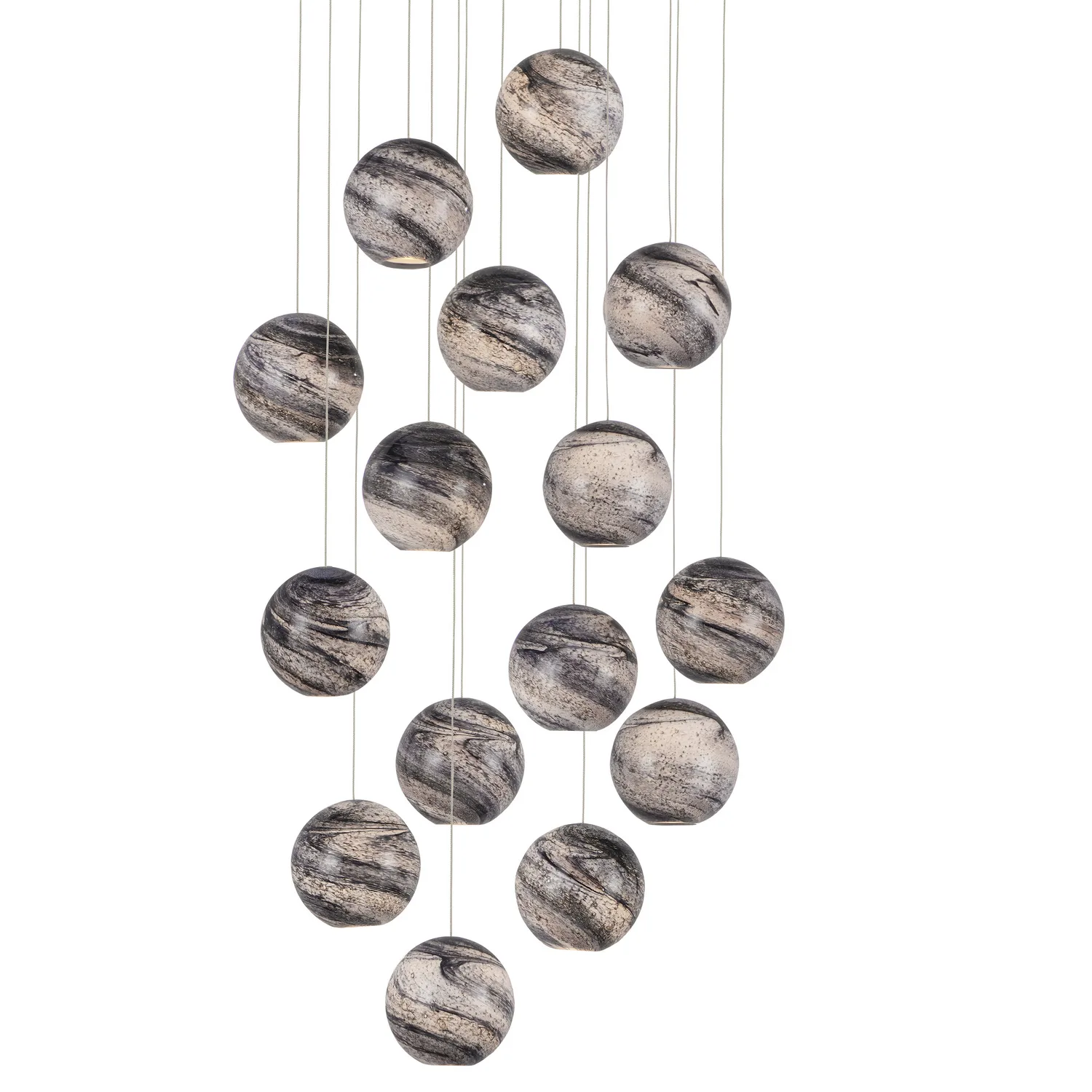 Palatino 15-Light Multi-Drop Pendant