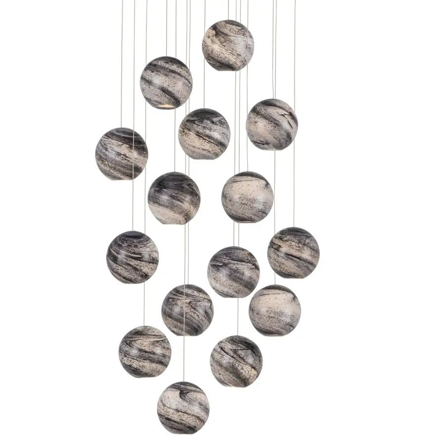 Palatino 15-Light Multi-Drop Pendant