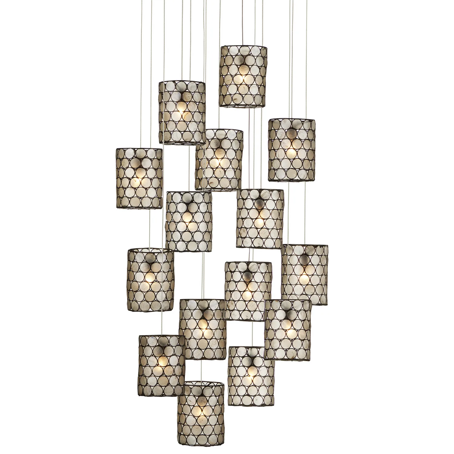Regatta 15-Light Multi-Drop Pendant