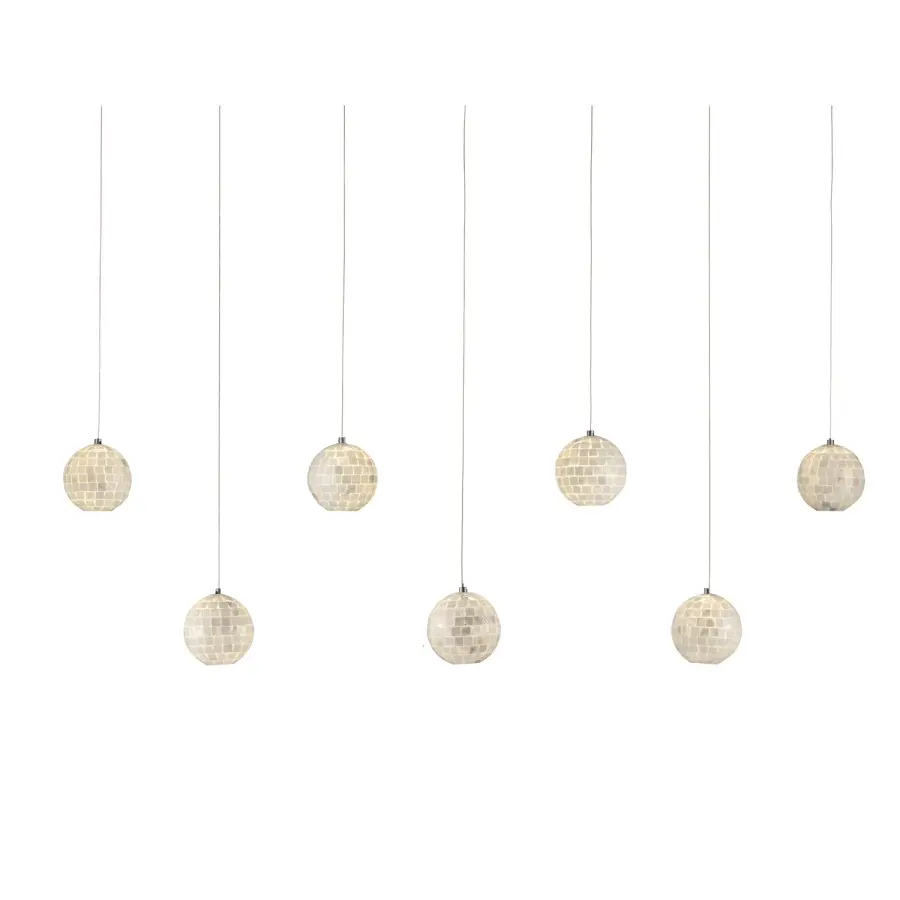 Finhorn Seven Light Rectangular Pendant