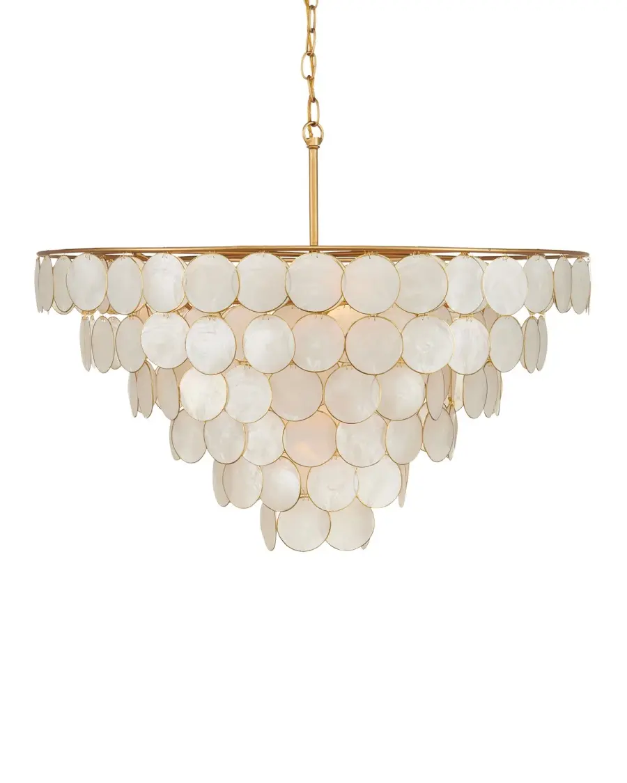 Bon Vivant Five Light Semi-Flush Mount