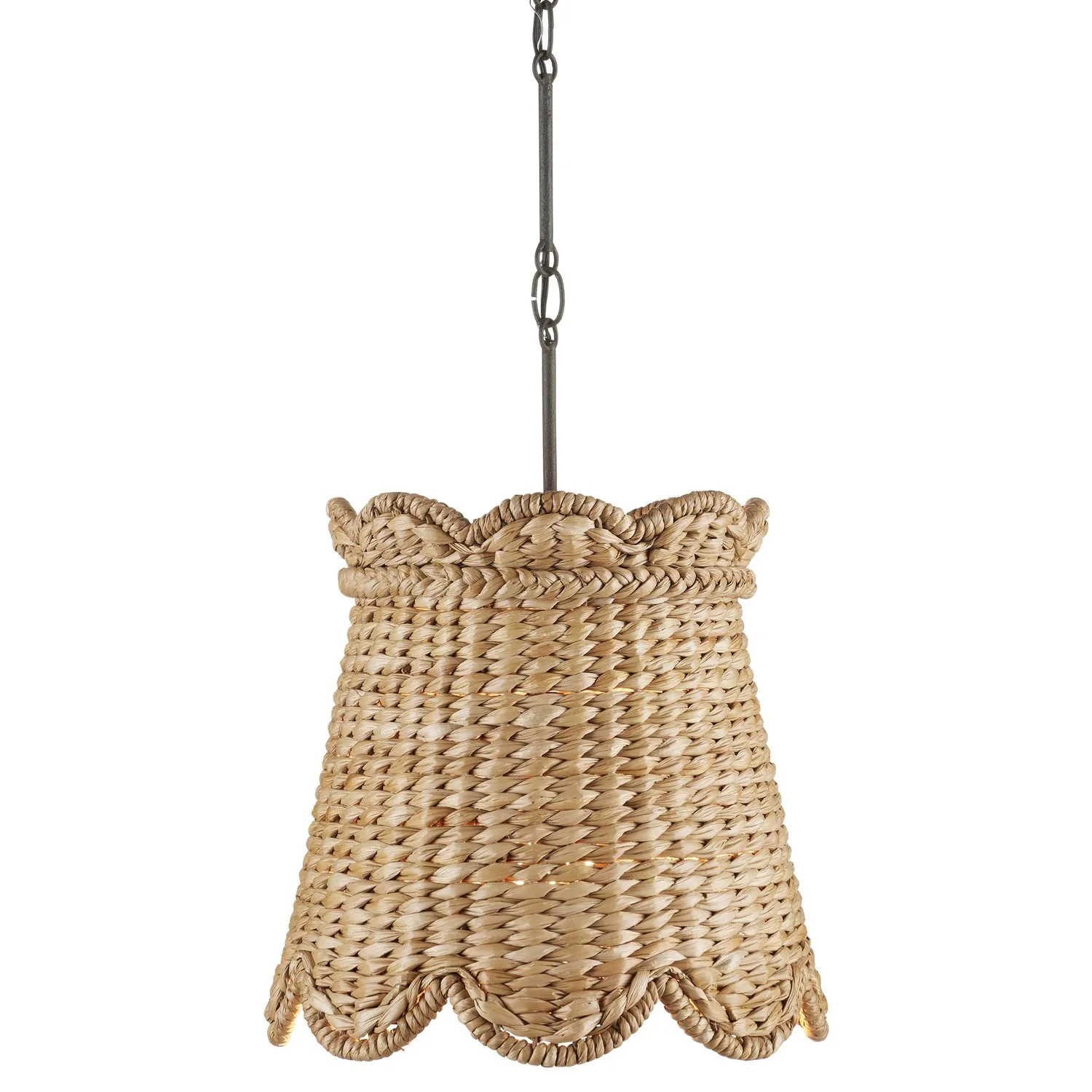 Annabelle Small Pendant in Natural/Molé Black