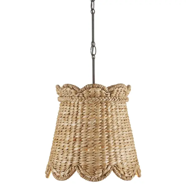 Annabelle Small Pendant in Natural/Molé Black
