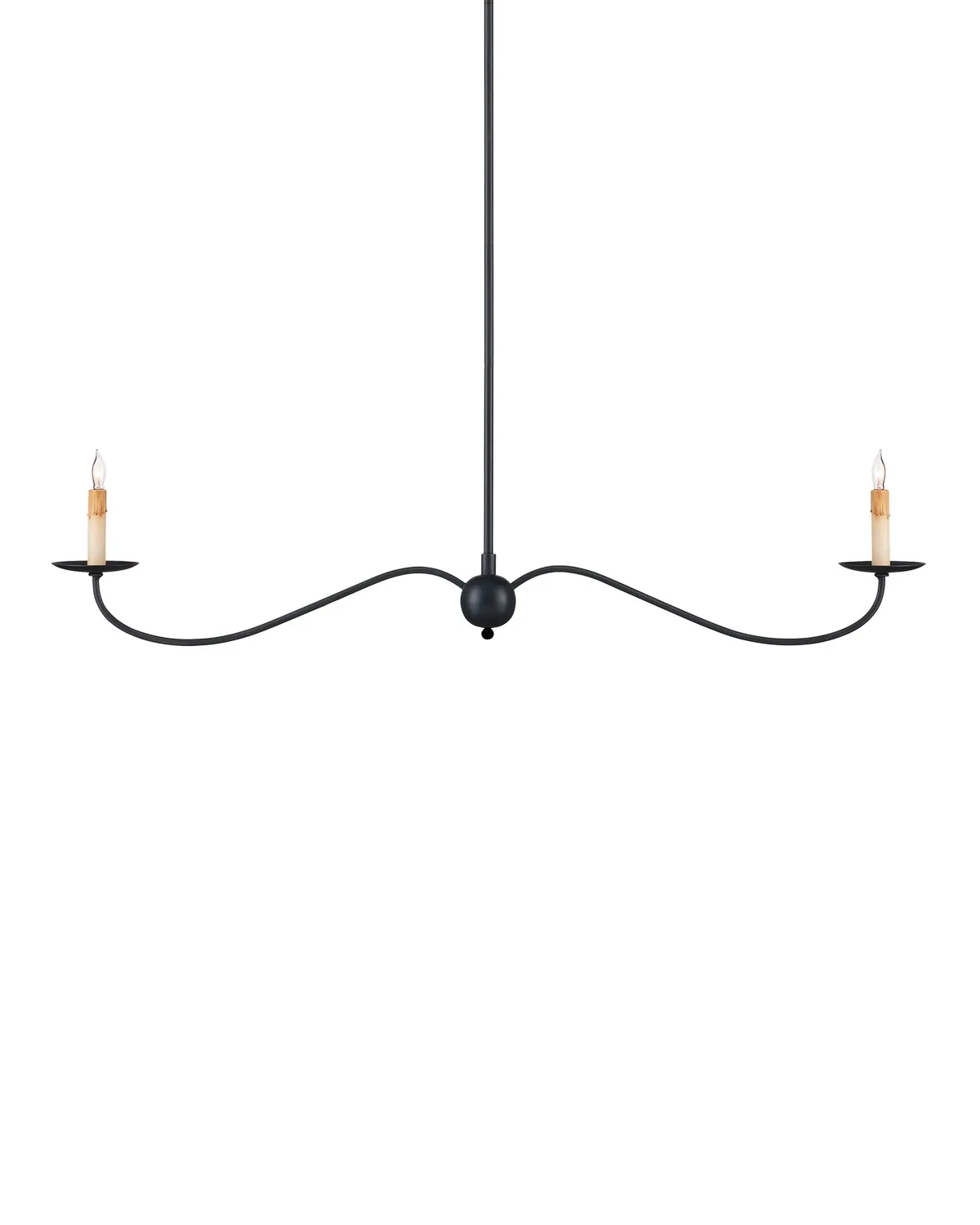 Saxon Two Light Linear Chandelier