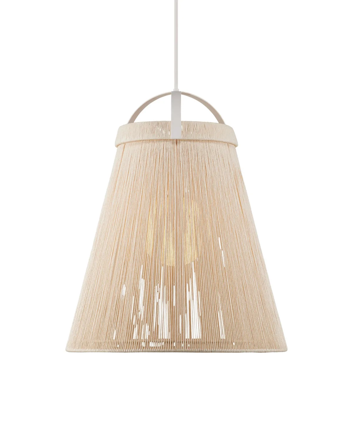 Parnell One Light Pendant in Gesso White