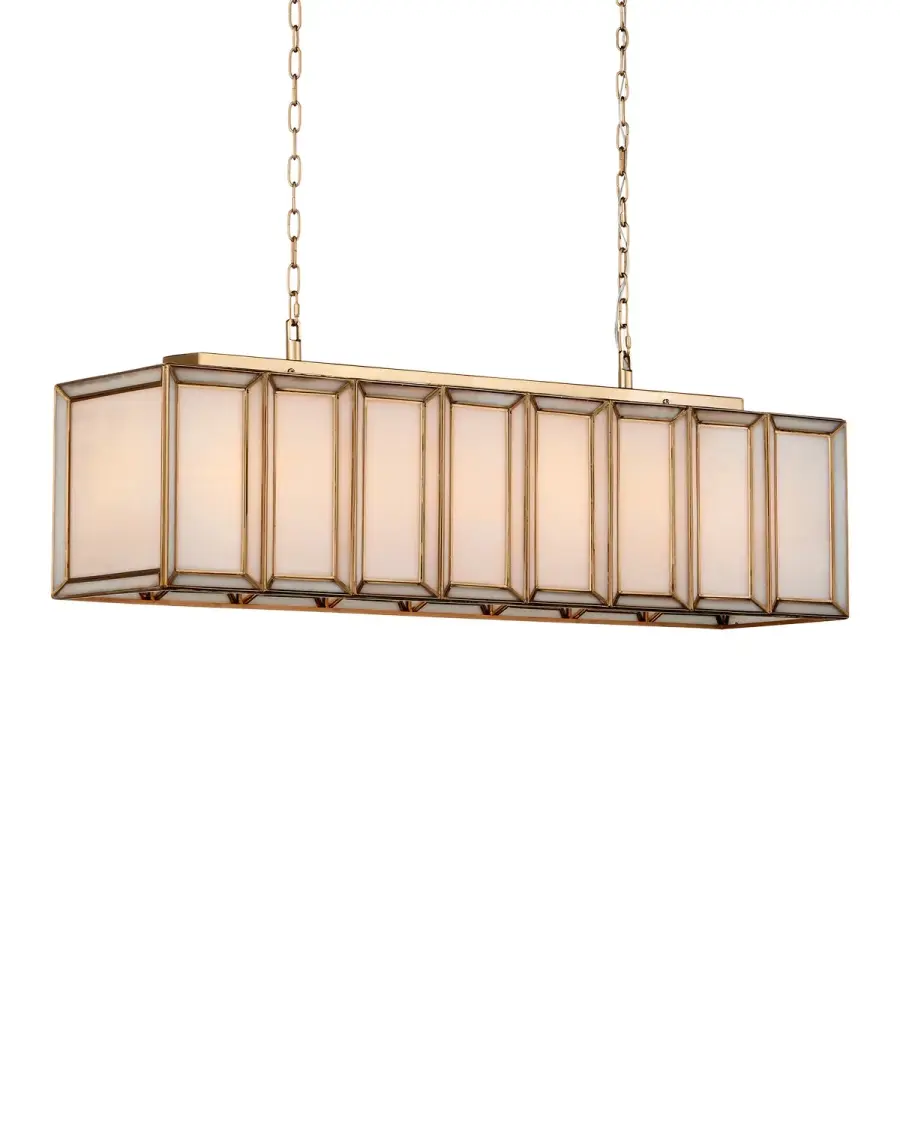 Daze Six Light Rectangular Chandelier